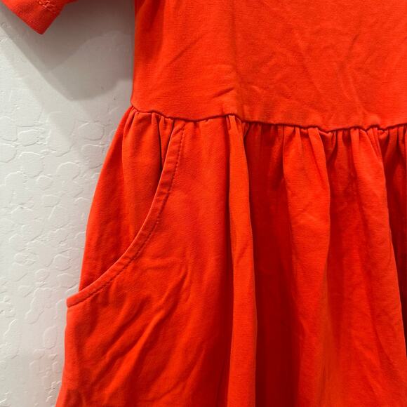 Hanna Andersson Tangy Red Skater Dress - Picture 3 of 7